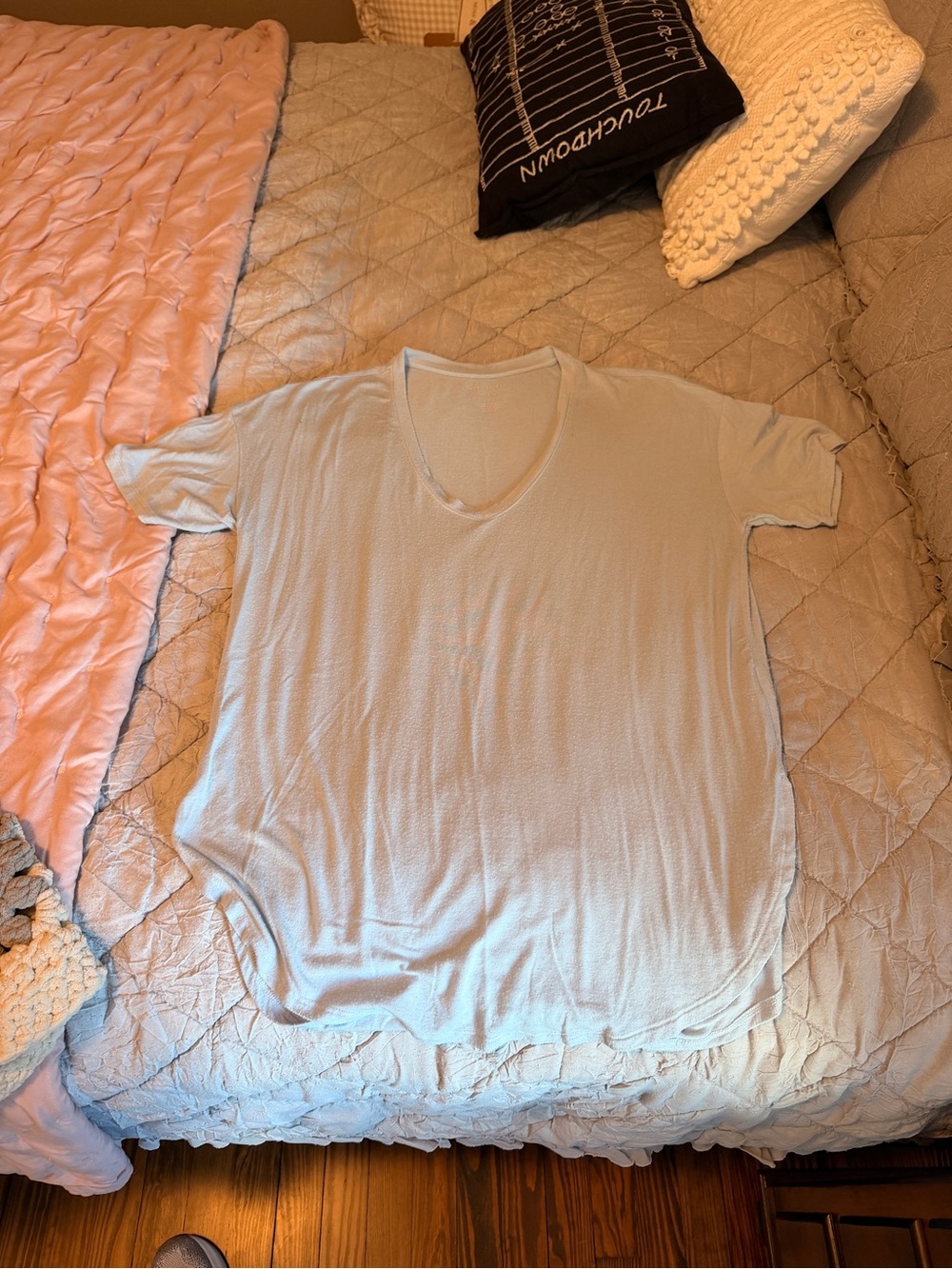 AEO Light Blue Soft and Sexy V-Neck